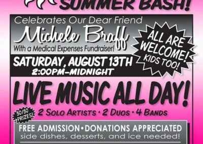 Flyer for Mike Florio’s 2016 Apollopalooza Summer Bash on August 13th at 2 PM. Live music, free admission, BYOB. Location: 143 Randolph Ave, Mine Hill, NJ.